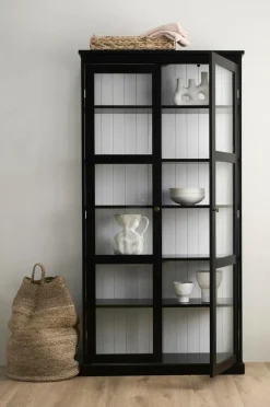 Ellos Reoler Og Opbevaring>Home Vitrineskab Wilma Sort