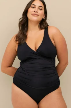 Ellos Plus collection Badedragt med shaping-effekt Sort Clearance
