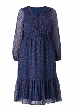 Ellos Kjoler>Plus collection Kjole Bonita Blomstret