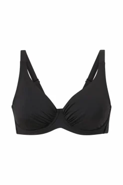Ellos Plus collection Linda Bikini-BH med bøjle sort marmor Izmir/røgfarvet, matsort Hot