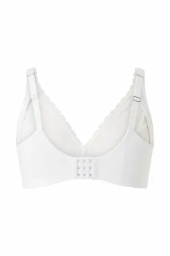 Ellos Plus collection Blød BH med blondedetaljer Hvid