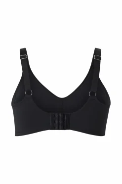 Ellos Plus collection Blød BH i mikrofiber Sort Discount