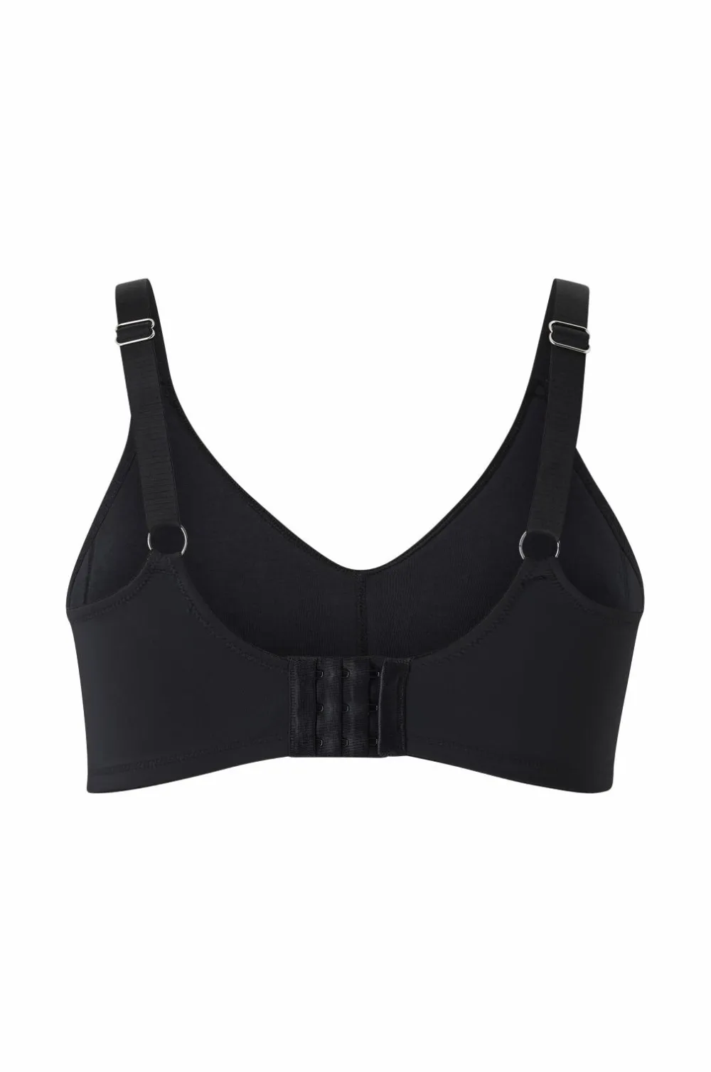 Ellos Plus collection Blød BH i mikrofiber Sort Discount