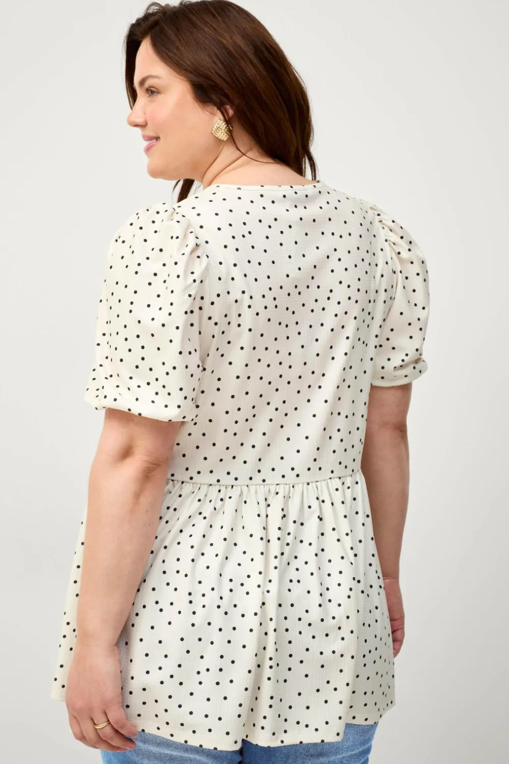 Ellos Tunikaer>Plus collection Tunika Paula Hvid/sort