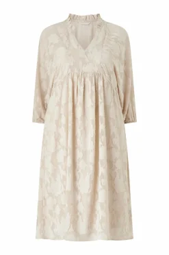 Ellos Kjoler>Plus collection Kjole Beige