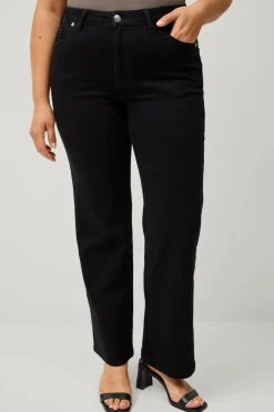Ellos Jeans>Plus collection Jeans Straight Wide Sort