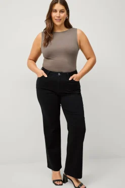 Ellos Jeans>Plus collection Jeans Straight Wide Sort