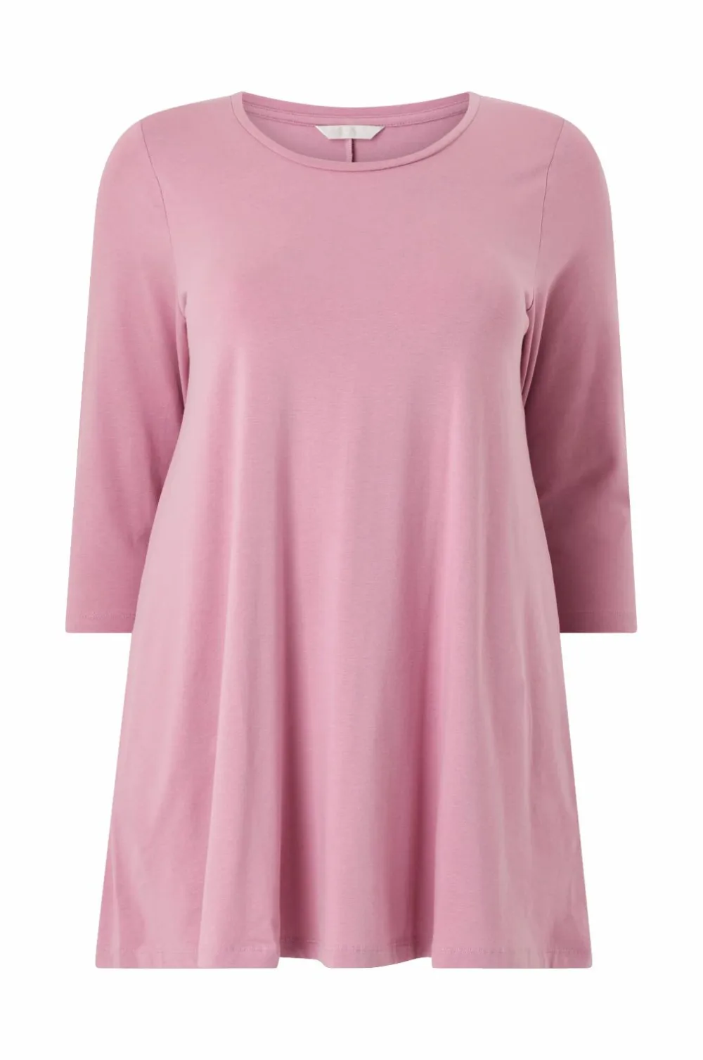 Ellos Tunikaer>Plus collection Tunika i bomuld/viskose Rosa