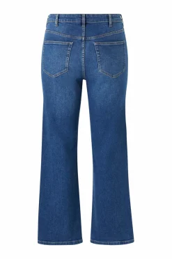 Ellos Plus collection Jeans Straight Wide Mid blue New
