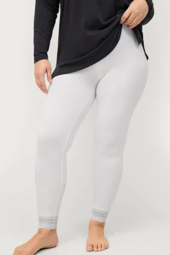 Ellos Plus collection Leggings med en blonde Hvid