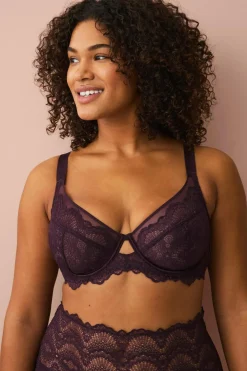 Ellos Plus collection Bh med bøjler i blonde lilla