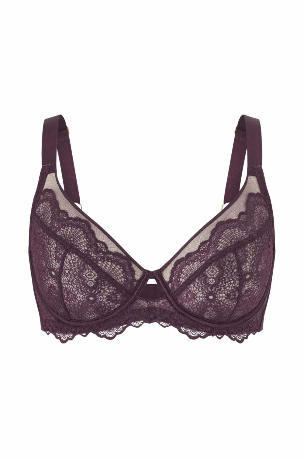 Ellos Plus collection Bh med bøjler i blonde lilla