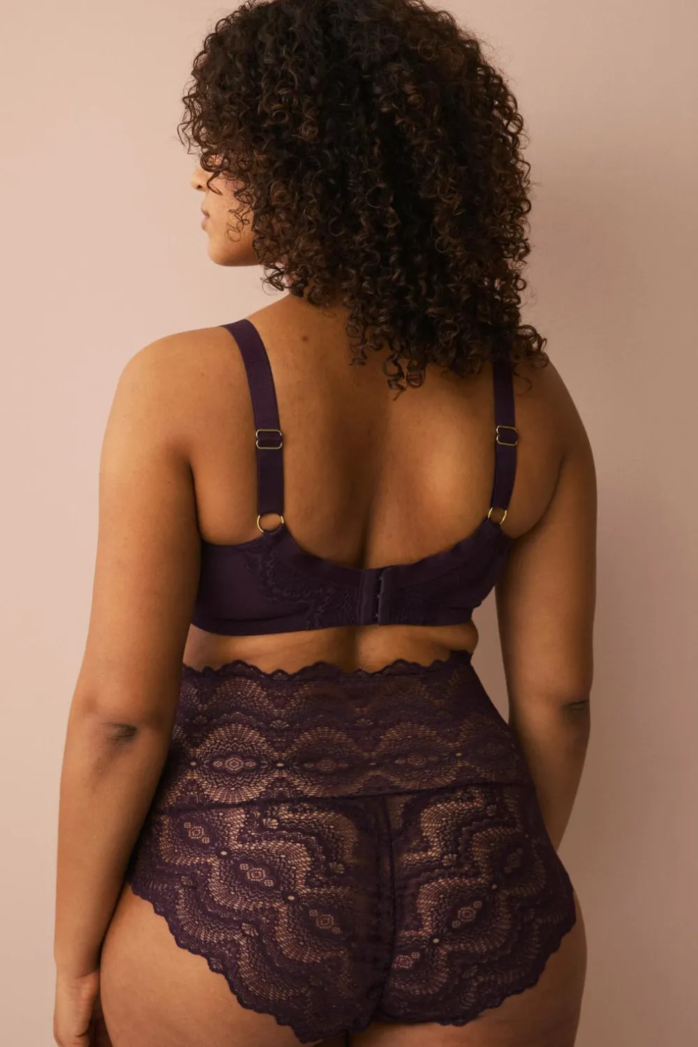 Ellos Plus collection Bh med bøjler i blonde lilla