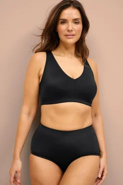 Ellos Bh'Er>Plus collection Blød BH med formede skåle Sort