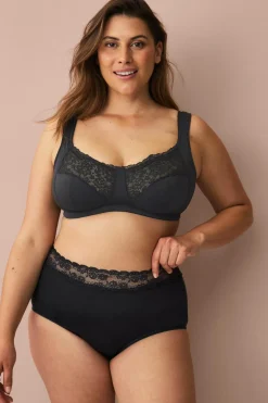 Ellos Plus collection Maxi-pink i høj model Sort Clearance