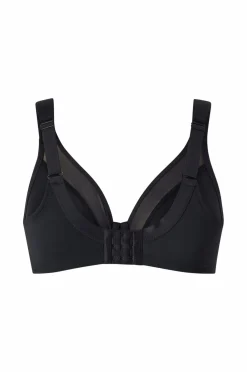 Ellos Plus collection Bh med bøjler med formede skåle Sort Hot