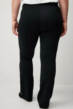 Ellos Plus collection Leggings med høj talje med en bootcut Sort Sale