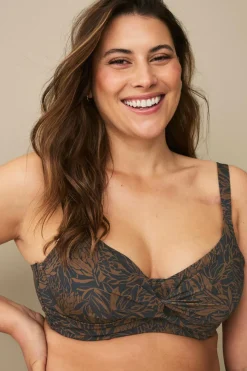 Ellos Plus collection Bikini-BH med bøjle Mønstret Outlet