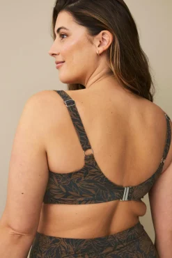 Ellos Plus collection Bikini-BH med bøjle Mønstret Outlet