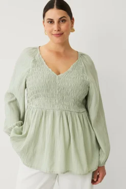 Ellos Plus collection Bluse med kittel Online