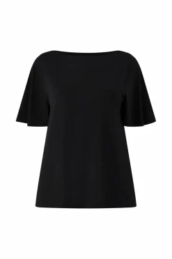 Ellos Plus collection Top med bådudskæring sort Online