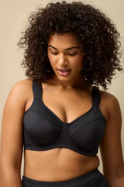 Ellos Plus collection Bikini-BH med bøjle Sort New