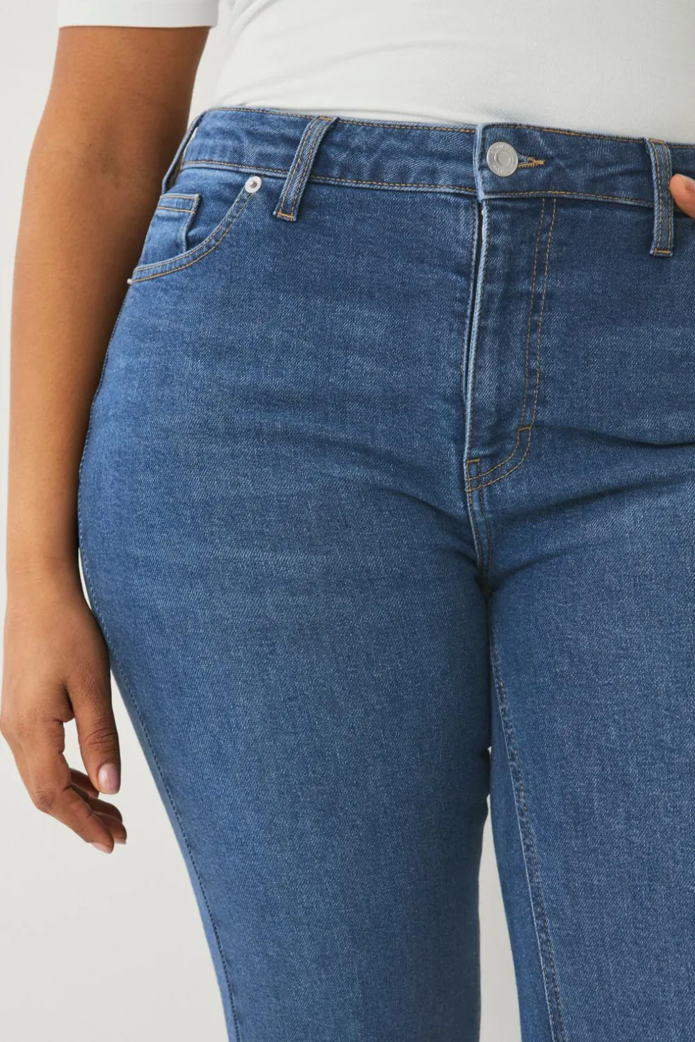 Ellos Jeans>Plus collection Bootcut jeans Mid blue