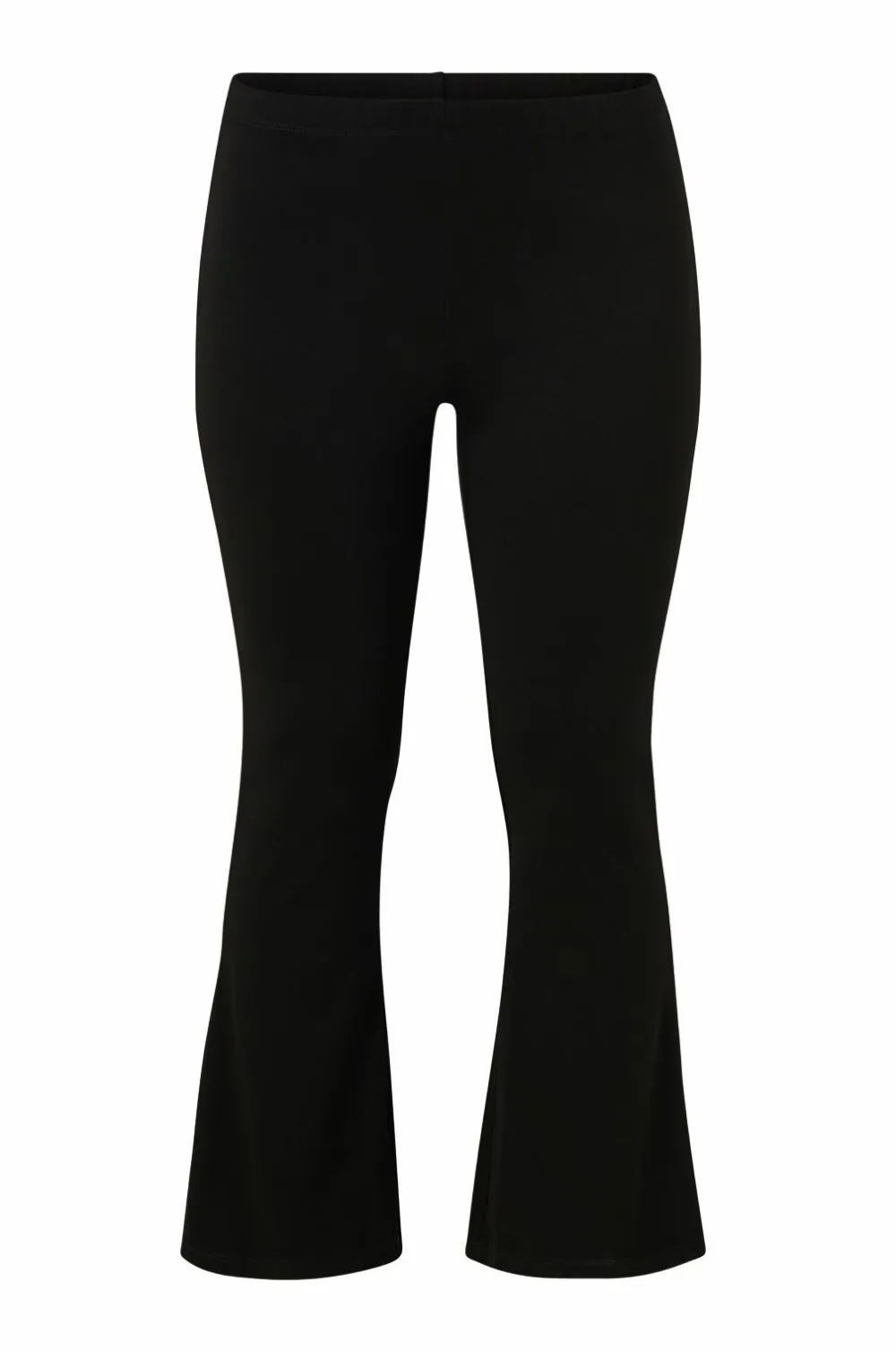 Ellos Plus collection Kraftige leggings med bootcut Sort Discount