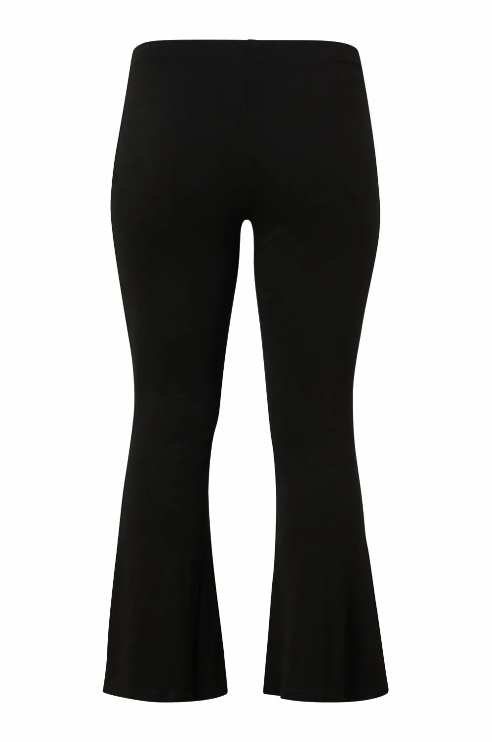 Ellos Plus collection Kraftige leggings med bootcut Sort Discount