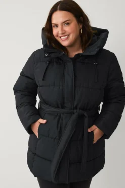 Ellos Jakker & Frakker>Plus collection Foret, kort frakke sort