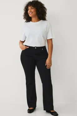 Ellos Plus collection Bootcut jeans Sort Hot