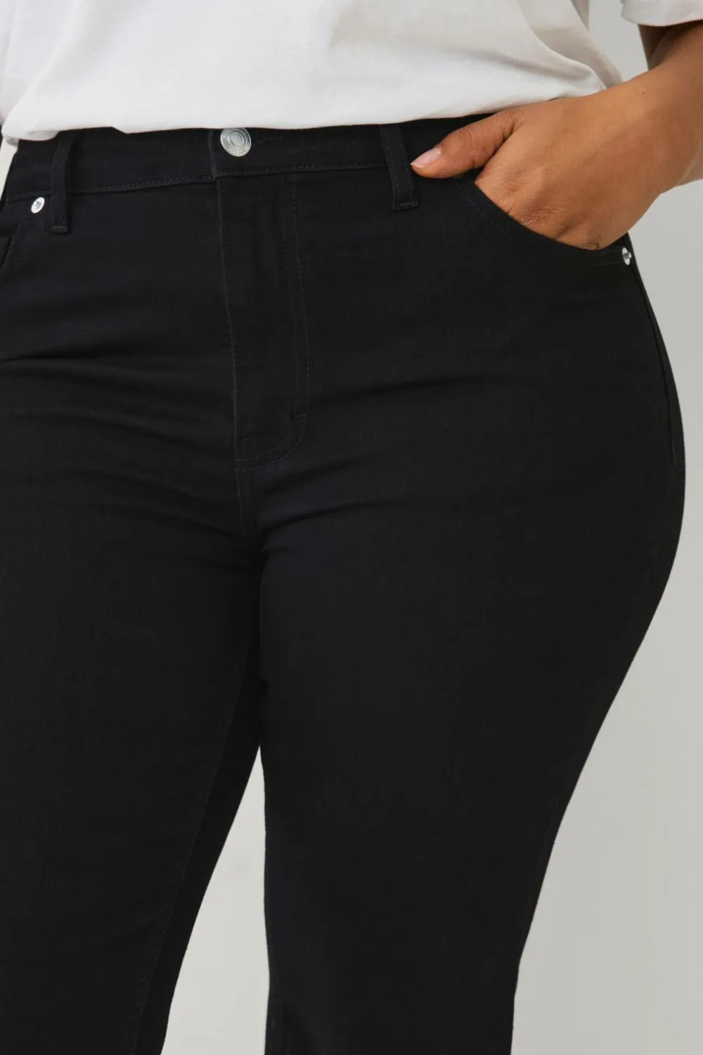 Ellos Plus collection Bootcut jeans Sort Hot