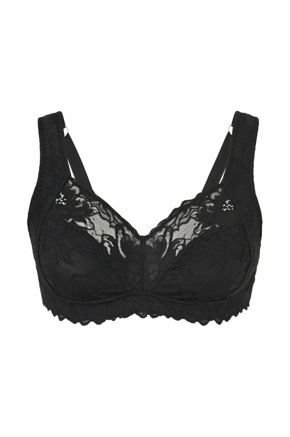 Ellos Bh'Er>Plus collection Blød bh med upolstrede skåle Sort