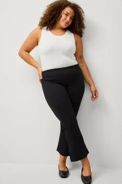 Ellos Plus collection Kortere leggings i kraftig kvalitet Sort