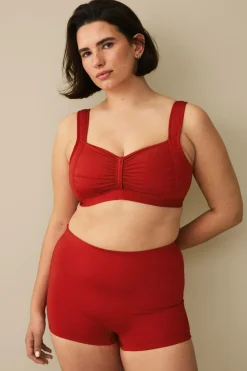 Ellos Plus collection Maxi Bikinitrusser med formende effekt Rød