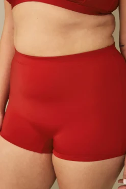 Ellos Plus collection Maxi Bikinitrusser med formende effekt Rød