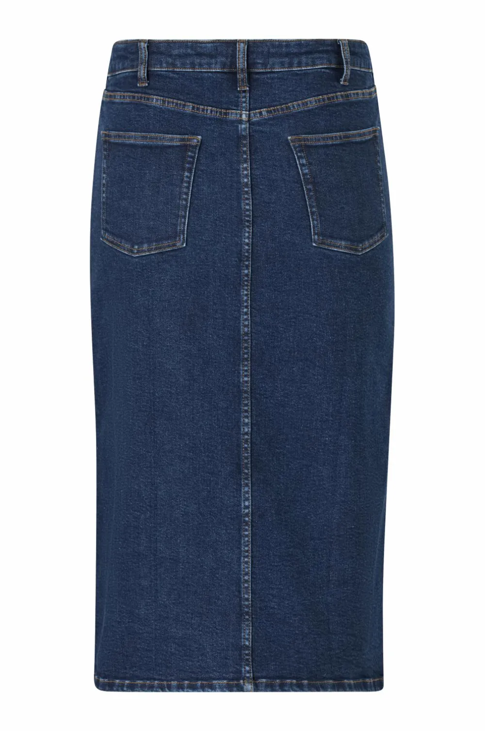 Ellos Nederdele>Plus collection Cowboynederdel Mørkeblå