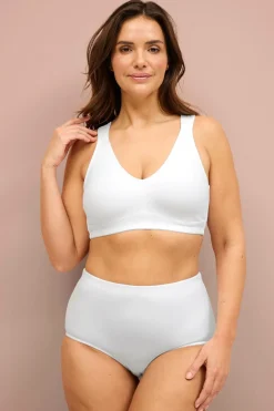 Ellos Plus collection Blød BH med formede skåle Hvid Online