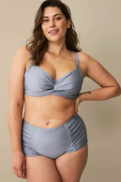 Ellos Plus collection Maxi Bikinitrusse med formende effekt Blå Discount