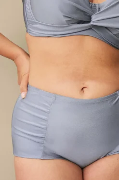 Ellos Plus collection Maxi Bikinitrusse med formende effekt Blå Discount