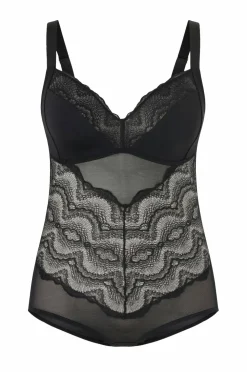 Ellos Shaping>Plus collection Spetsbody - let støtte sort