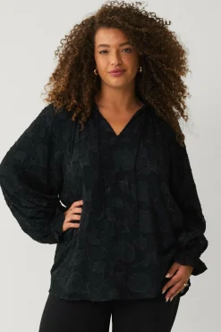 Ellos Plus collection Tunika med en v-hals Sort Online