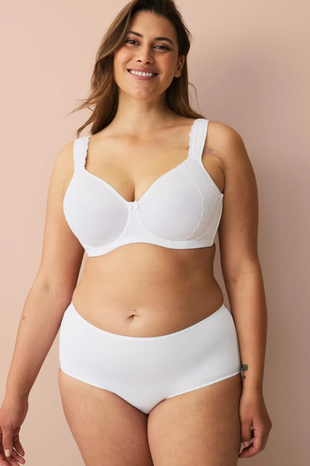Ellos Plus collection Bh med bøjler Savannah Hvid Best