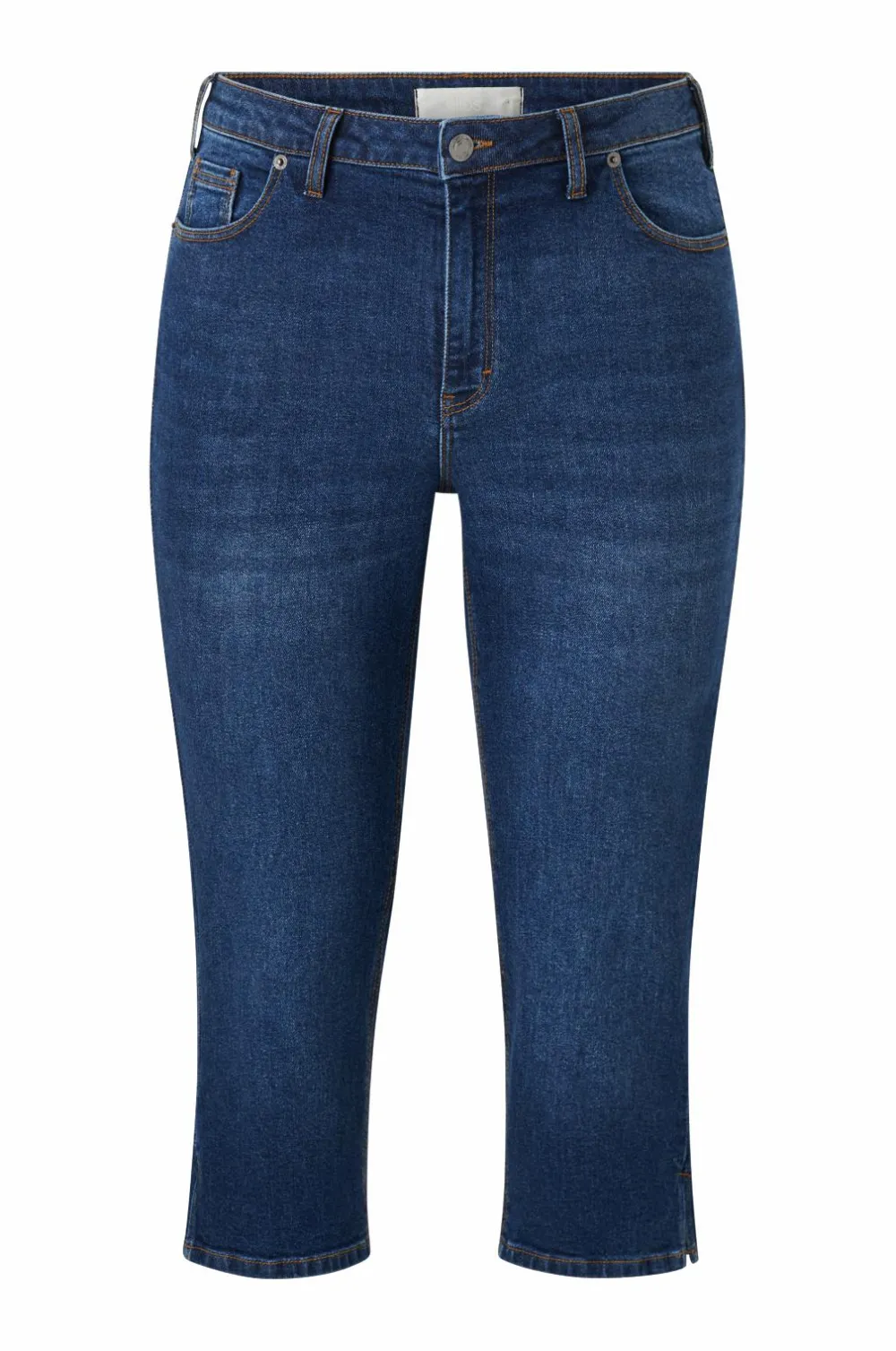 Ellos Plus collection Caprijeans Mørkeblå Best