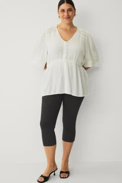 Ellos Plus collection Bluse Hvid