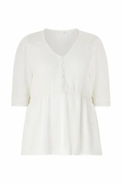 Ellos Plus collection Bluse Hvid