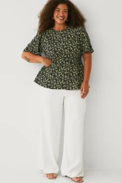 Ellos Plus collection Bluse Black Outlet