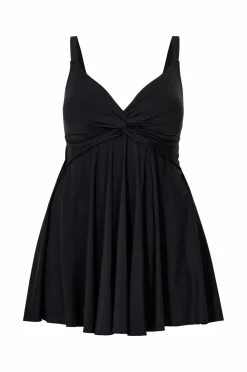 Ellos Badedragter>Plus collection Badedragt med shaping-effekt Sort mat sort