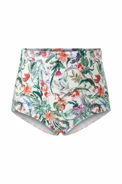 Ellos Bikinier & Bikinidele>Plus collection Maxi-bikinitrusse med høj talje Blomstret
