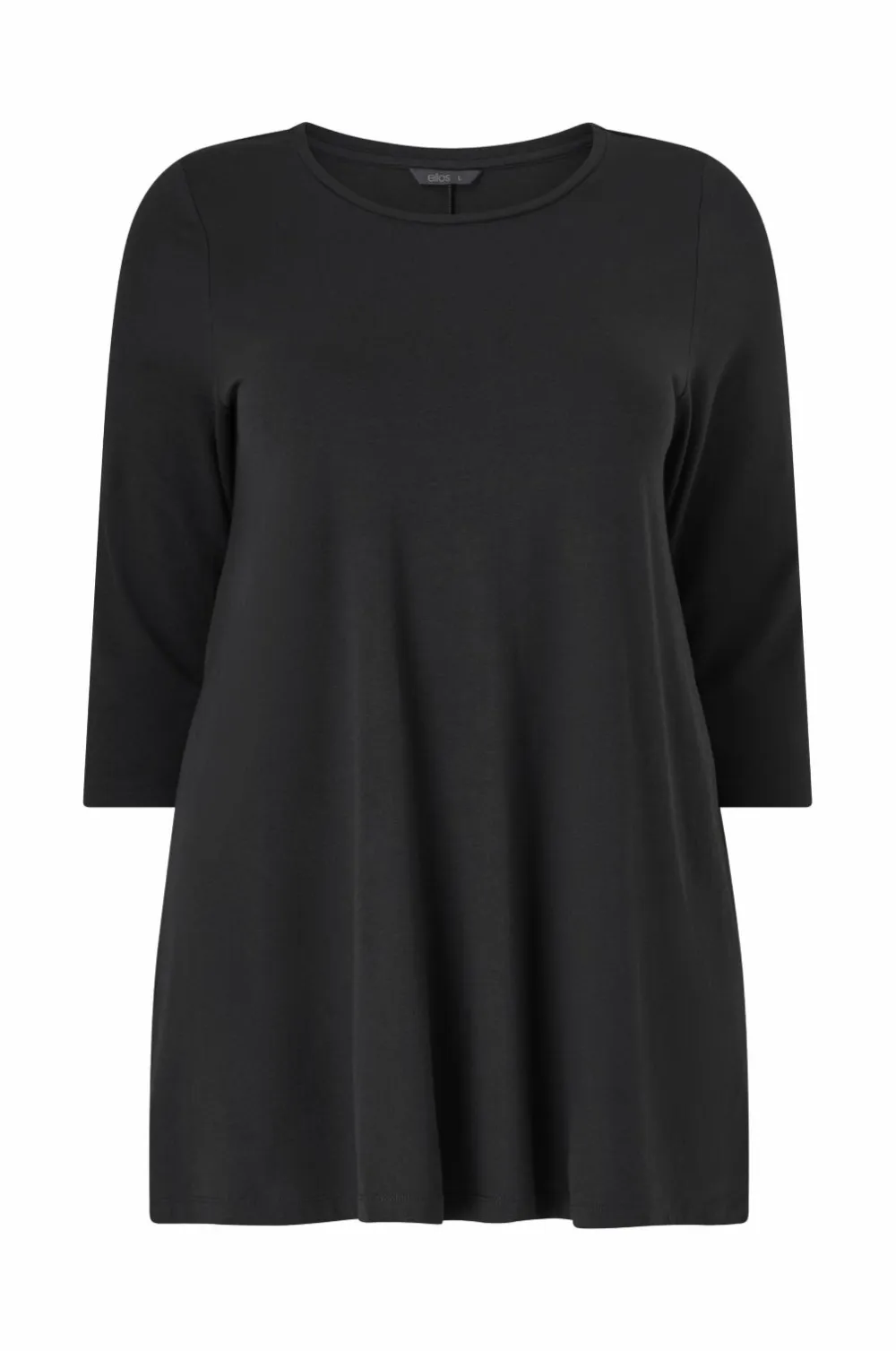 Ellos Plus collection Tunika i bomuld/viskose Sort Online